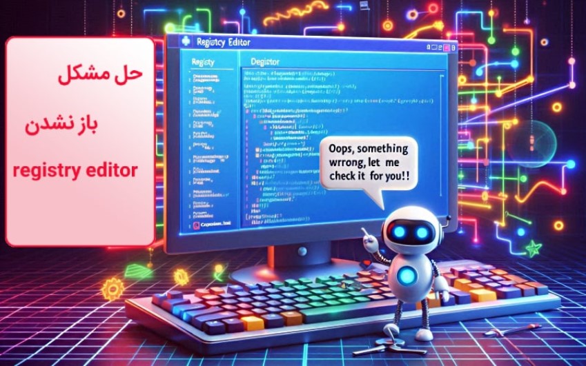 حل مشکل باز نشدن registry editor | رایانه کمک