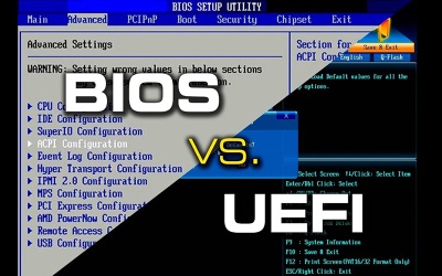 تفاوت بین UEFI و BIOS چیست | پشتیبان کامپیوتر 